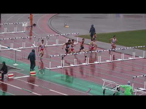 20180414104958県記録会一高男110ｍH1組佐藤 浩大 (RTC)