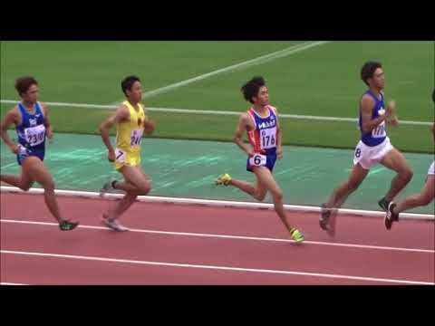 2018関西学生新人陸上競技選手権大会　男子800ｍ予選7組