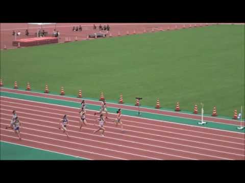 西田ゆめ選手（岡豊）12秒51　少年女子A100m決勝　～国民体育大会　高知県選考会～