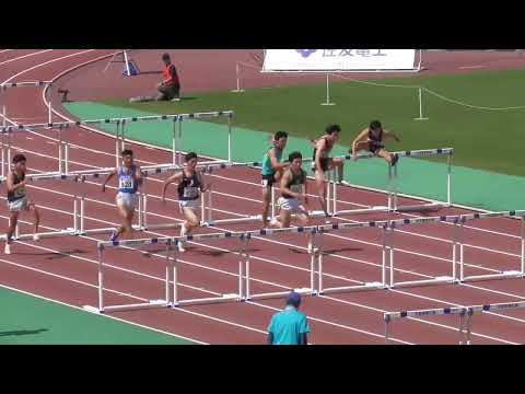 A決勝 一般・高校男子110mH 布勢スプリント陸上2024