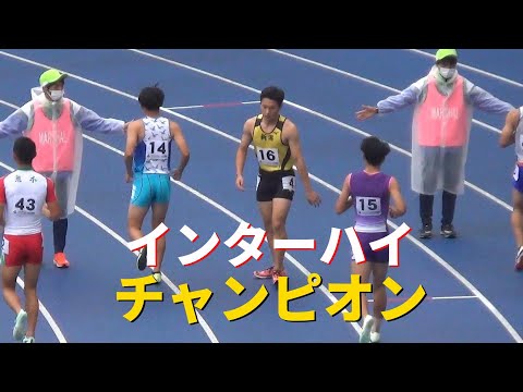 準決勝 少年A 男子100m 栃木国体陸上2022