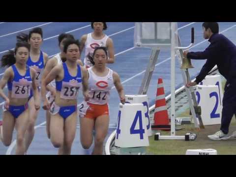 【頑張れ中大】中大日体大対校戦　女子800m1組　2017.4.9