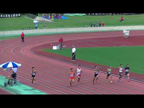 20170918_県高校新人大会_男子100m_準決勝1組