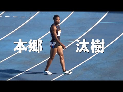 予選・決勝 GP 男子100m 水戸招待陸上2024