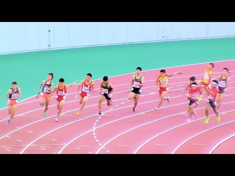 2015ユース陸上男子 4×100ｍR 予選1組 20151017