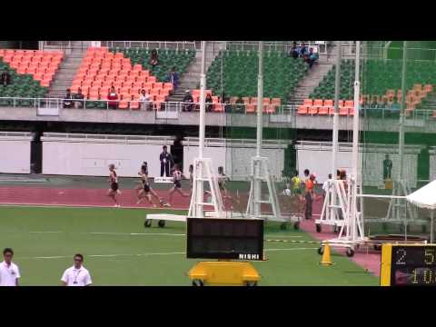 2015 東海高校総体陸上 男子1500m 予選2