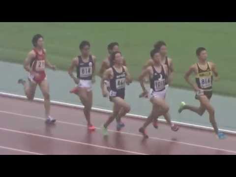 第84回近畿陸上競技選手権大会　男子800ｍ予選3組