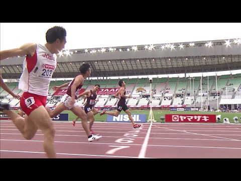 【第105回日本選手権】男子 200ｍ 予選2組