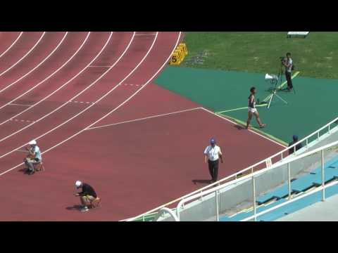 H29　千葉県選手権　男子100m　準決勝2組