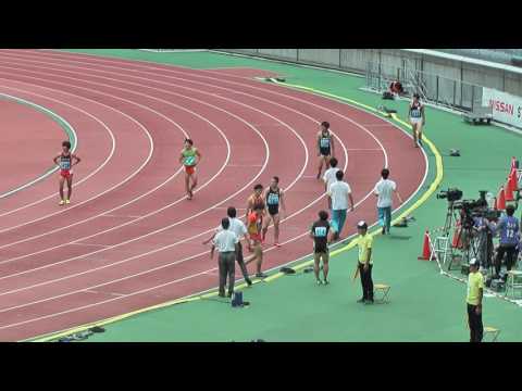 H29　関カレ　男子2部100m　予選3組