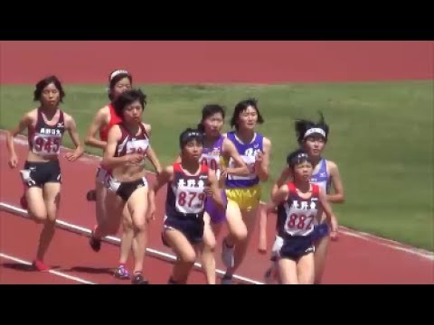 長野県高校総体陸上2017 女子800m決勝