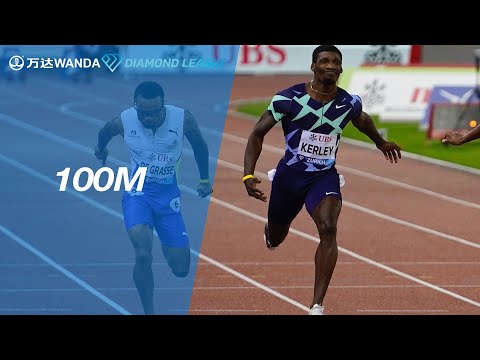 Fred Kerley chases down Ronnie Baker to win 100m Wanda Diamond League 2021 title in Zurich