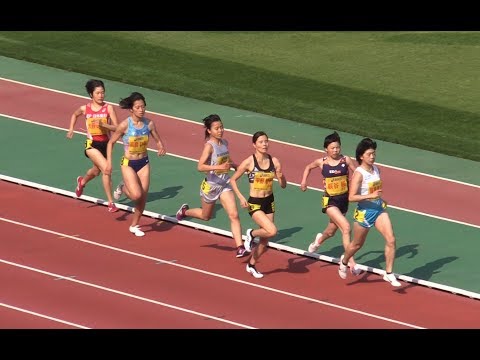 GP女子1500m決勝 （飯野摩耶/4:22.24 ) 兵庫リレーカーニバル 2019.4
