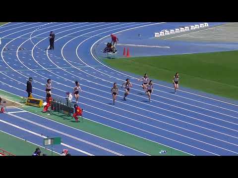2018 水戸市陸上競技大会 0505 中学女子100m 2組