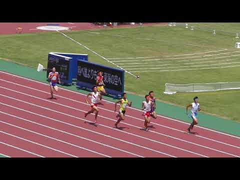 H30　三重インターハイ　男子4x400mR　準決勝3組