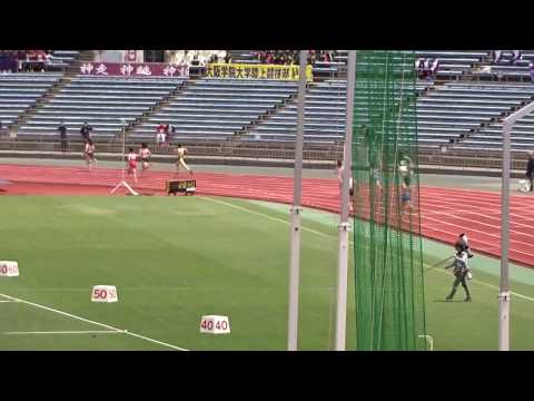 第 95 回関西学生陸上競技対校選手権大会　女子400ｍ予選２組
