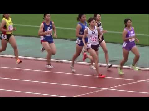 2018関西学生新人陸上競技選手権大会　女子1500ｍ決勝