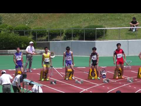 2017 秋田県陸上競技選手権 男子 100m 予選1組