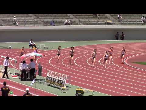 2015 西日本インカレ陸上 女子200m 予選4