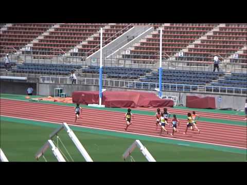 女子800m予選1組、1着：大山桜花（香川第一中）2分13秒22 ～四国中学総体・陸上競技2017～