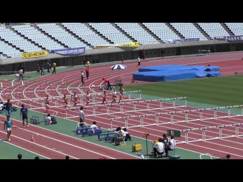 関西IC 女子 100mH 予選 3組