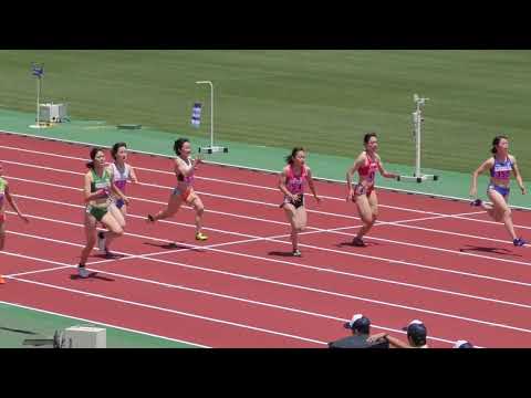 2019 関東インカレ陸上 女子 100m 予選2組