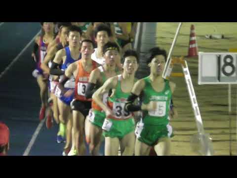 日体大記録会 5000m 41組 谷澤竜弥(中大2018年度新入生) 2017.12.3