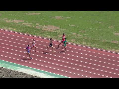 H30　千葉県国体最終　少年B男子100m　予選2組