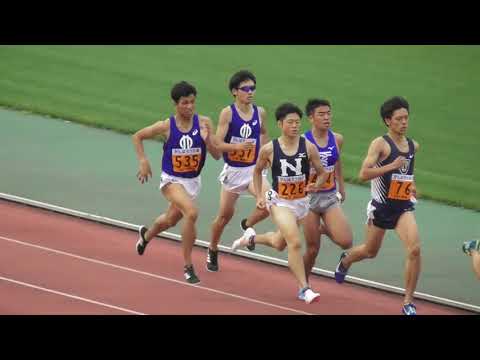 関東インカレ 男子1部800ｍ準決勝2組 2018.5.26