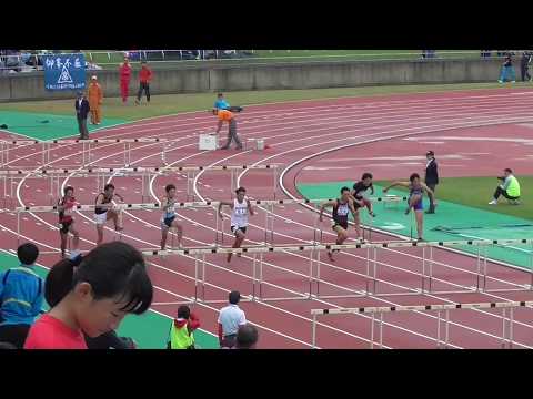 第18回中部実業団陸上競技選手権大会　男子110mH　第1組　2017/10/14