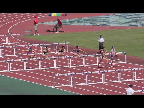 2019 東北総体陸上 女子 100mH 予選2組