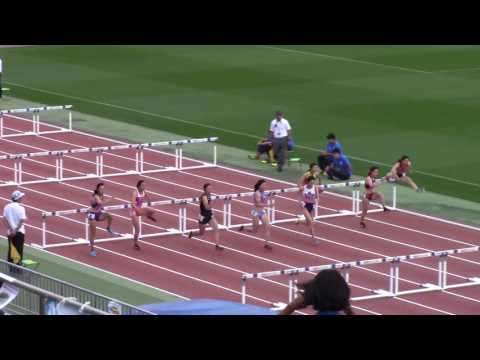 2017学生個人選手権陸上 女子100mH 決勝