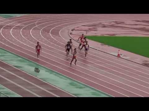 2018 茨城県高校新人陸上 男子200m決勝