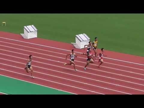 第59回東海陸上競技選手権大会　男子100m　予選第4組　2016/8/28