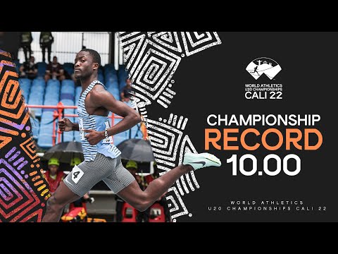 Tebogo smashes the 100m U20 Championship record