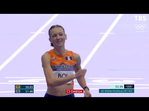 【世陸女王・ボル】ラストはほぼジョグ！余力をかなり残し準決勝進出「女子400mH 予選」【パリオリンピック】8月4日 深夜0時58分 男子100m 準決勝＆決勝ほか TBS系列生中継