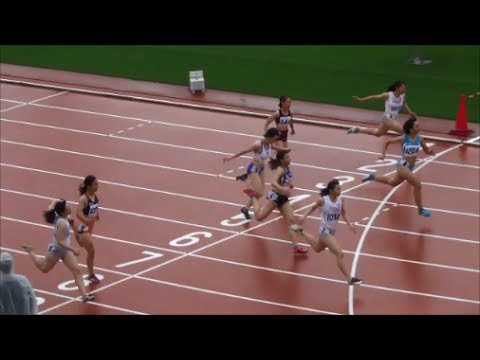 群馬県陸上競技選手権2017 女子100m決勝
