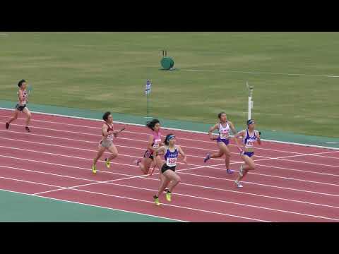 2018 東北高校陸上 女子 4×400mR 準決勝1組