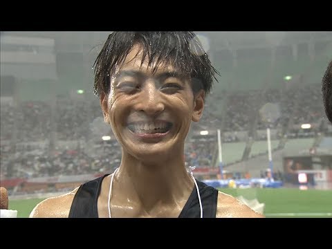 男子 走幅跳 決勝1位 第101回日本陸上競技選手権大会