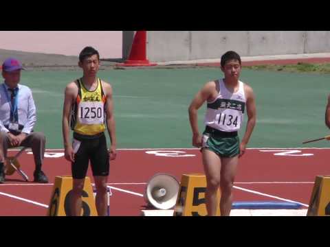 20170519群馬県高校総体陸上男子100m予選4組