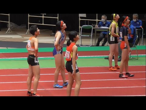 予選-決勝　U16女子60ｍH　2022日本室内陸上