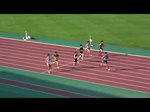 2017NANBU Memorial Men&#039;s100m B-final KIM KUKYOUNG10.21(+2.4) 金國栄 天城陽太 林翔也