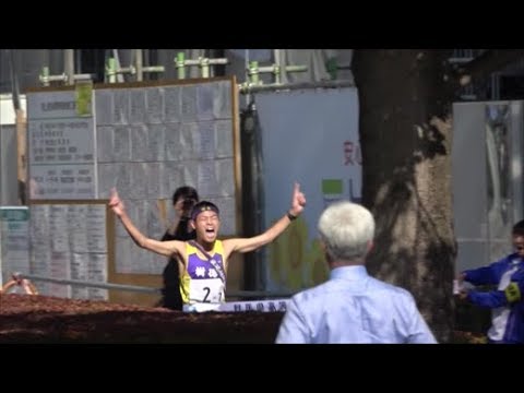 群馬県高校駅伝2018 男子ゴール