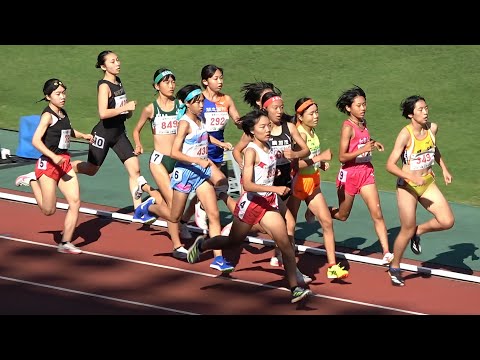 決勝 U18 女子1500m U18・U16陸上2024