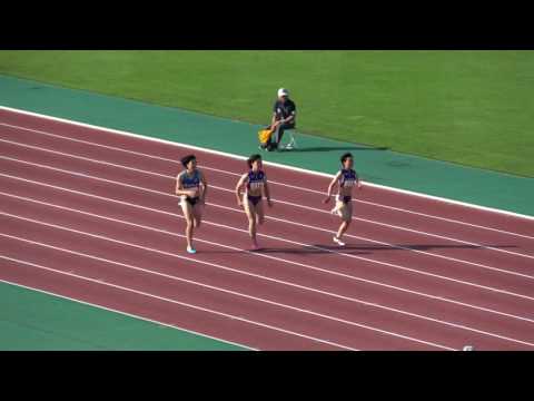 2017NANBU Memorial Women&#039;s100m B-final Midori Mikase11.70(+2.7) 御家瀬緑 町井愛海 鈴木くるみ