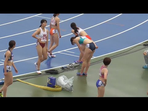 女子200ｍ予選（全8組）日本学生個人陸上2022.4.17