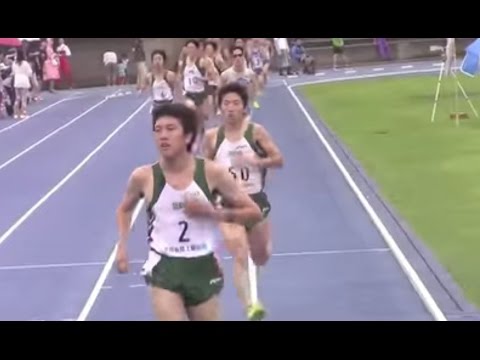 世田谷記録会 (2015.7.4)　男子3000m 4組 秋山隼人(専大)、丸山竜也（専大)