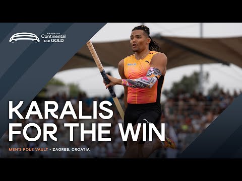 Karalis soars to 5.88m win in Zagreb | Continental Tour Gold 2024