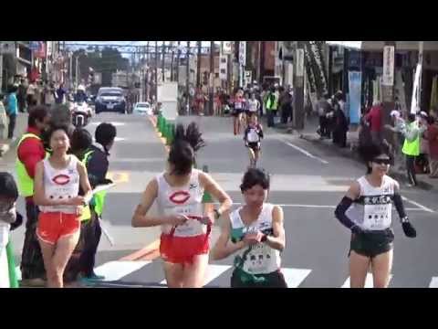 日光いろは坂女子駅伝 第一中継所 1区→2区 2015/11/29