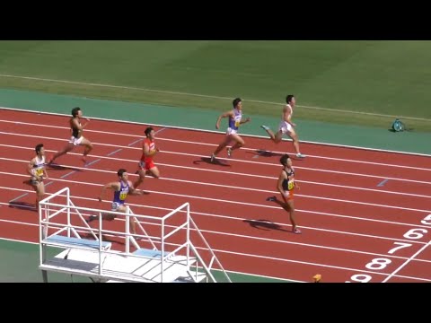 男子100m 予選4組 関東学生新人 R01